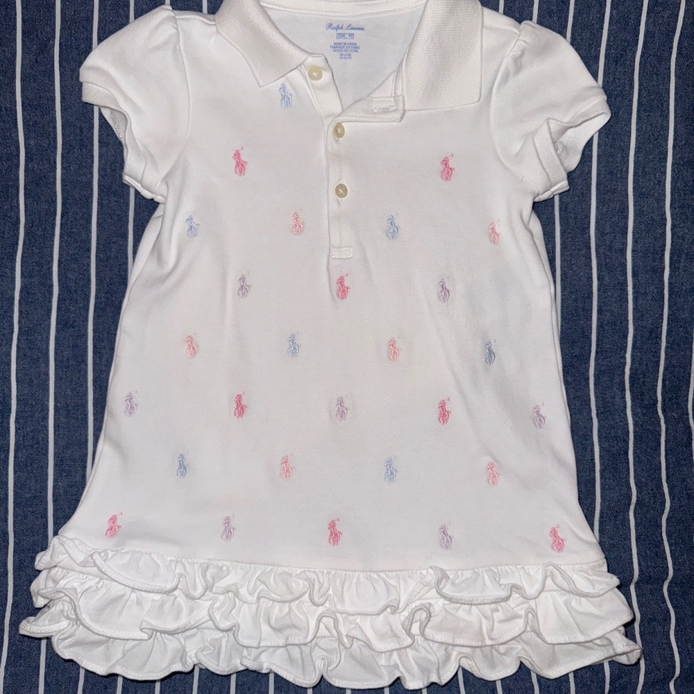 Ralph Lauren White Kids Polo Shirt